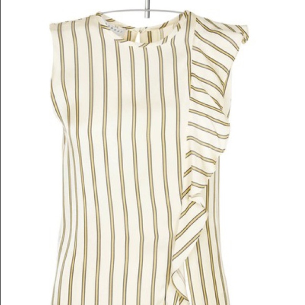 Sandro Silk Striped Top ! New With Tags!